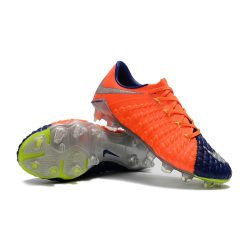 fodboldstøvler Nike HyperVenom Phantom III Elite FG - Orange Blå_5.jpg